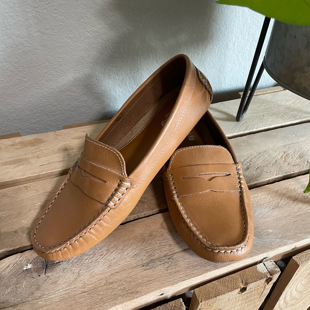Eastland Patricia Driving Loafer, Women’s size 7, Cognac Leather